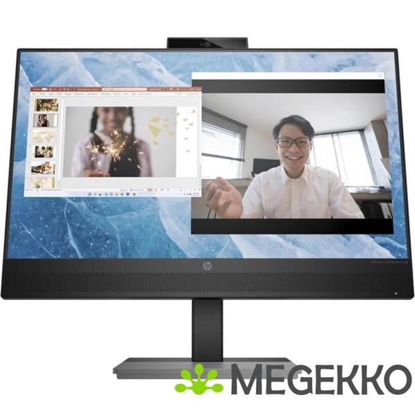 Grote foto hp m24m 23.8 full hd 75hz ips monitor in zwart computers en software overige computers en software