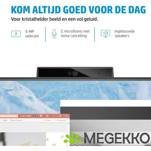 Grote foto hp m24m 23.8 full hd 75hz ips monitor in zwart computers en software overige computers en software