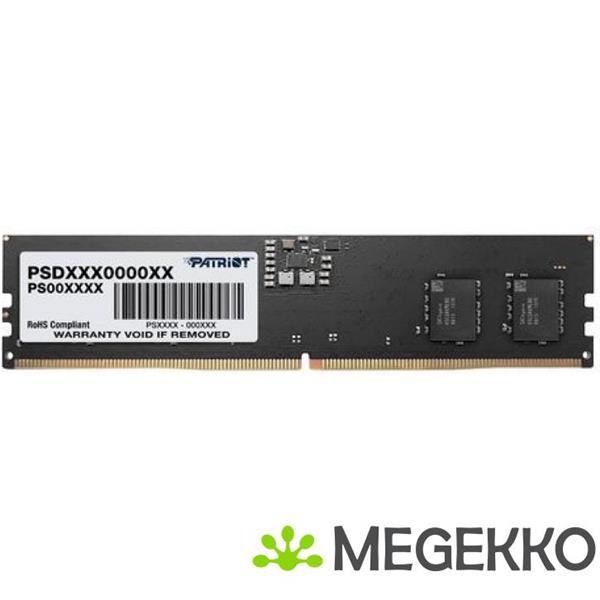Grote foto patriot memory signature psd58g520041 geheugenmodule 8 gb 1 x 8 gb ddr5 5200 mhz computers en software harde schijven