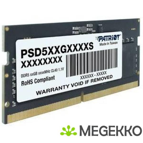 Grote foto patriot memory signature psd58g520041 geheugenmodule 8 gb 1 x 8 gb ddr5 5200 mhz computers en software harde schijven