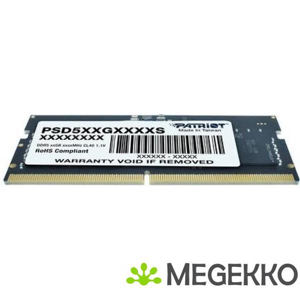 Grote foto patriot memory signature psd58g520041 geheugenmodule 8 gb 1 x 8 gb ddr5 5200 mhz computers en software harde schijven
