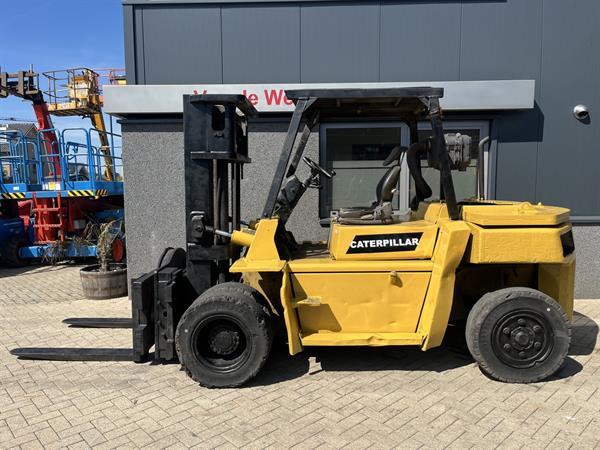 Grote foto caterpillar heftruck forklift fd70 duplo330 rotator 6cilinder diesel agrarisch heftrucks