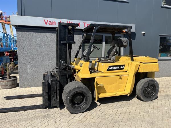 Grote foto caterpillar heftruck forklift fd70 duplo330 rotator 6cilinder diesel agrarisch heftrucks