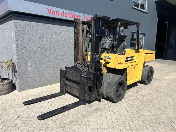 Grote foto caterpillar heftruck forklift fd70 duplo330 rotator 6cilinder diesel agrarisch heftrucks