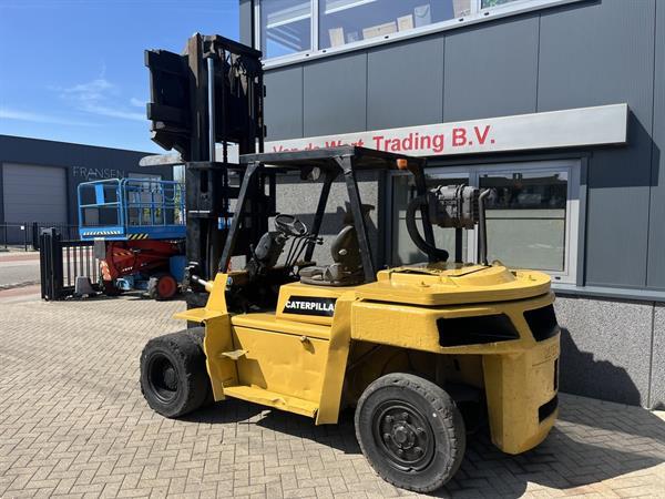 Grote foto caterpillar heftruck forklift fd70 duplo330 rotator 6cilinder diesel agrarisch heftrucks