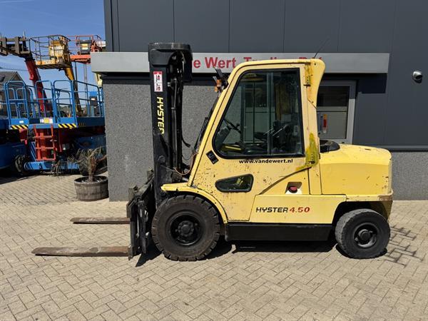 Grote foto hyster h4.50xm triplo 430 freelift sideshift perkins diesel 1999 agrarisch heftrucks