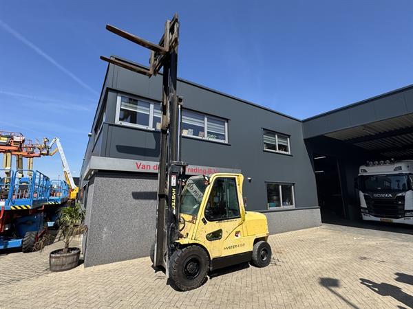 Grote foto hyster h4.50xm triplo 430 freelift sideshift perkins diesel 1999 agrarisch heftrucks