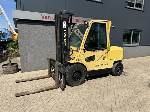 Grote foto hyster h4.50xm triplo 430 freelift sideshift perkins diesel 1999 agrarisch heftrucks