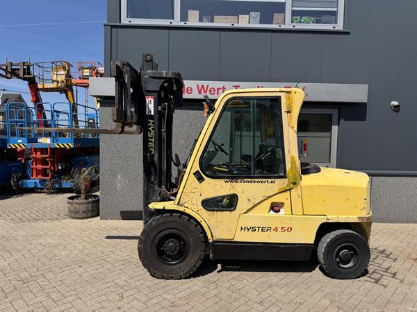 Grote foto hyster h4.50xm triplo 430 freelift sideshift perkins diesel 1999 agrarisch heftrucks
