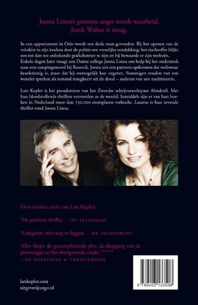 Grote foto joona linna lazarus boeken thrillers