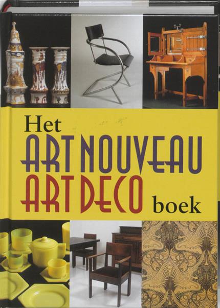 Grote foto het art nouveau art deco boek boeken fotografie en design