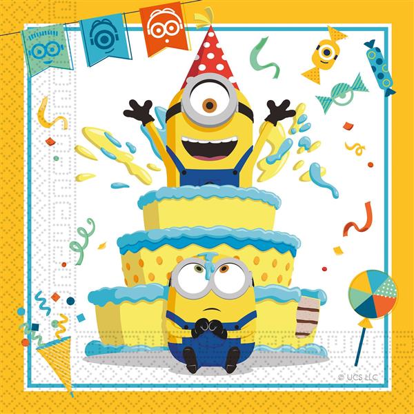 Grote foto minions servetten 33cm 20st verzamelen overige verzamelingen