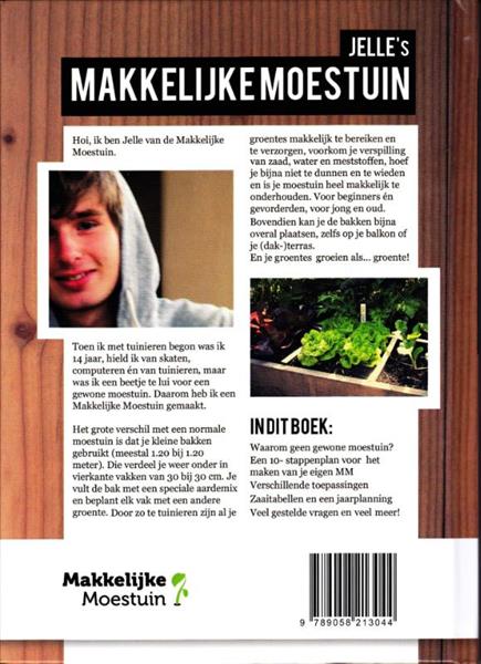 Grote foto jelle makkelijke moestuin boeken hobby en vrije tijd