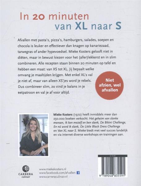 Grote foto in 20 minuten van xl naar s boeken kookboeken