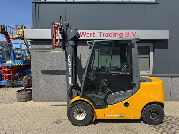 Grote foto jungheinrich dfg 435s triplo 530 freelift sideshift vorkversteller diesel 2014 agrarisch heftrucks