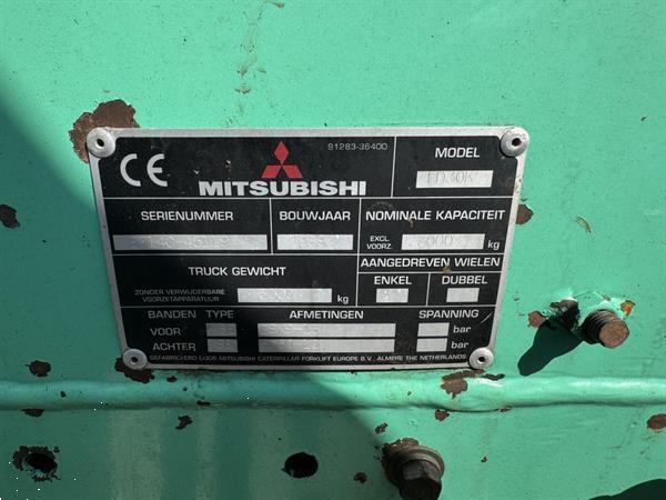 Grote foto mitsubishi fd30k triplo 600 freelift sideshift diesel 1999 agrarisch heftrucks