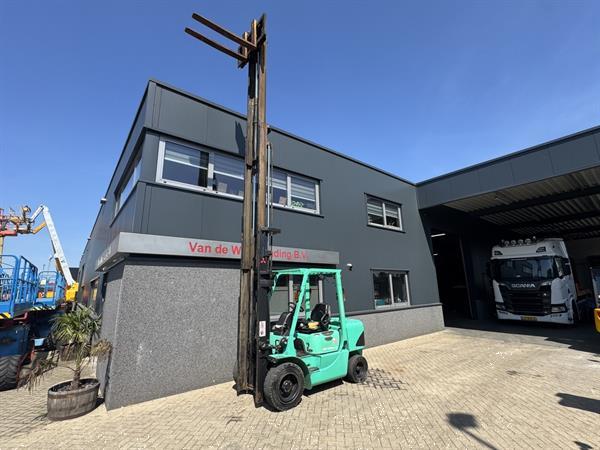 Grote foto mitsubishi fd30k triplo 600 freelift sideshift diesel 1999 agrarisch heftrucks