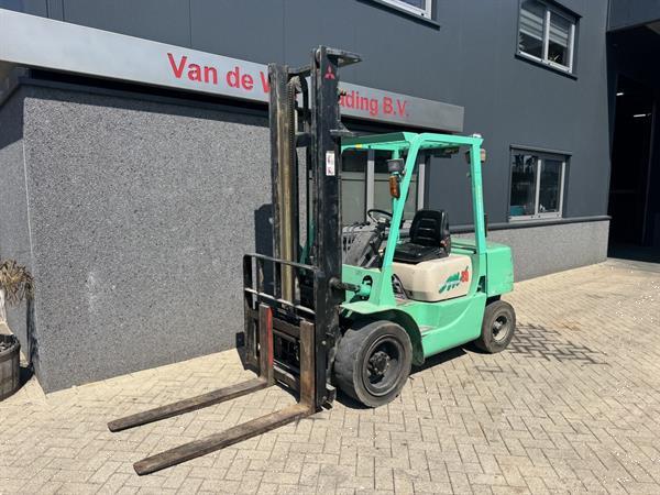Grote foto mitsubishi fd30 duplo 400 sideshift diesel 1995 agrarisch heftrucks