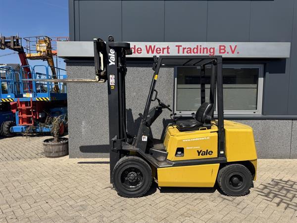 Grote foto yale gdp30tp triplo 530 freelift sideshift diesel 1996 agrarisch heftrucks