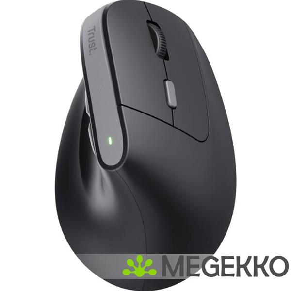 Grote foto trust bayo v2 draadloze verticale ergonomische muis zwart computers en software overige computers en software