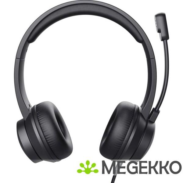 Grote foto trust ayda usb headset zwart audio tv en foto koptelefoons