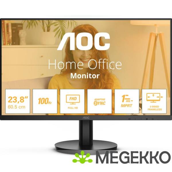 Grote foto aoc basic line b3 24b3hma2 24 full hd 100hz va monitor computers en software overige computers en software