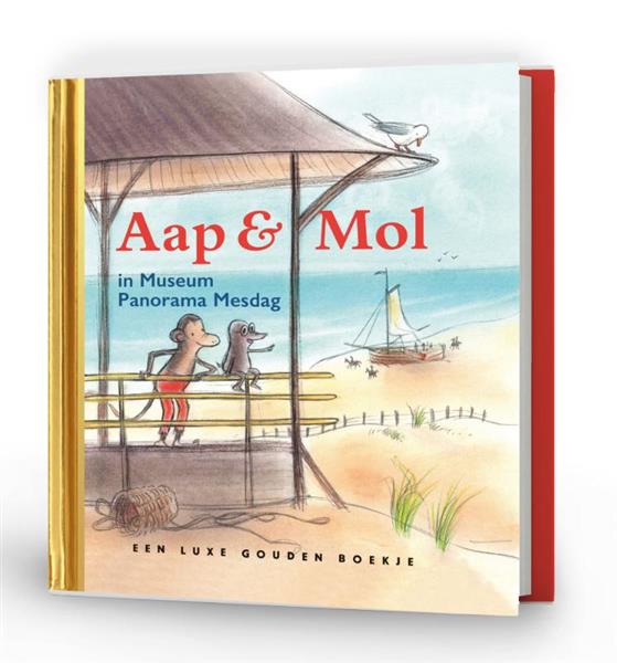 Grote foto aap mol in museum panorama mesdag gouden boekjes boeken jeugd 13 jaar en ouder