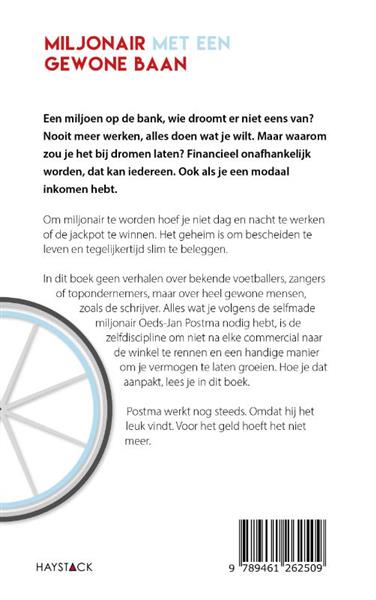 Grote foto miljonair met een gewone baan boeken psychologie