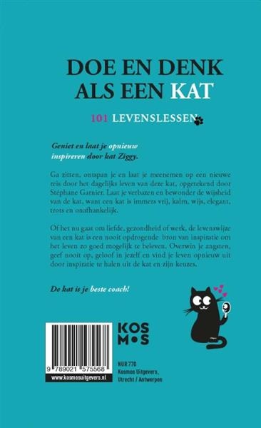 Grote foto doe en denk als een kat boeken psychologie