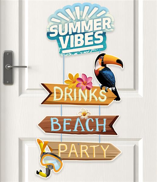 Grote foto door deco summer vibes verzamelen overige verzamelingen