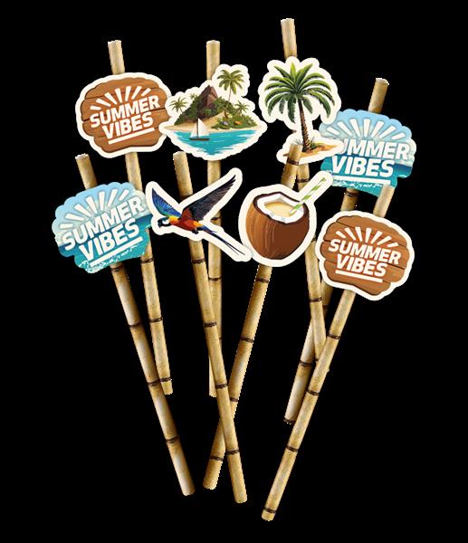 Grote foto paper straws summer vibes verzamelen overige verzamelingen