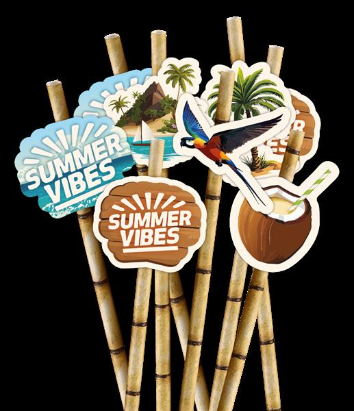 Grote foto paper straws summer vibes verzamelen overige verzamelingen