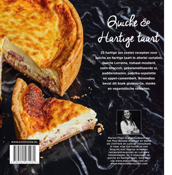 Grote foto quiche en hartige taart boeken kookboeken