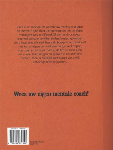 Grote foto assertief leren zijn feel good werkschrift boeken psychologie