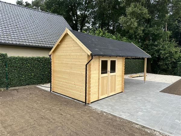Grote foto nieuw goedkooptuinhuis met overkapping 3601ext tuin en terras tuinhuisjes en blokhutten