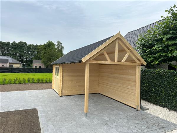 Grote foto nieuw goedkooptuinhuis met overkapping 3601ext tuin en terras tuinhuisjes en blokhutten