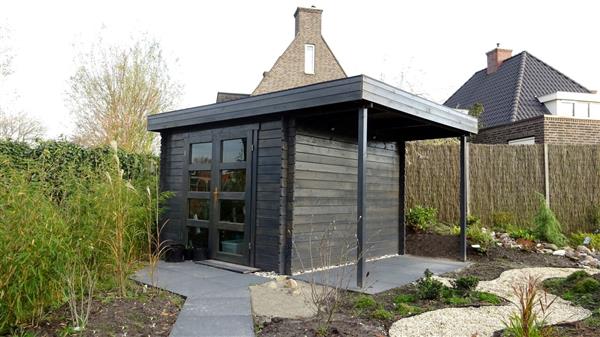 Grote foto moderne blokhut 331m tuin en terras tuinhuisjes en blokhutten