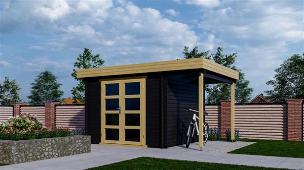Grote foto moderne blokhut 331m tuin en terras tuinhuisjes en blokhutten