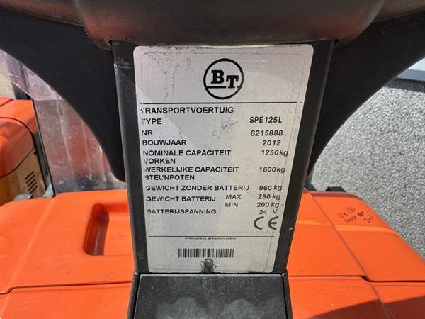 Grote foto bt spe125l stapelaar hefhoogte 240cm elektrisch 2012 doe het zelf en verbouw hefwerktuigen