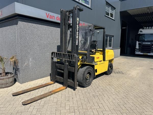 Grote foto hyster h5.00xl duplo 400 sideshift diesel 1999 agrarisch heftrucks