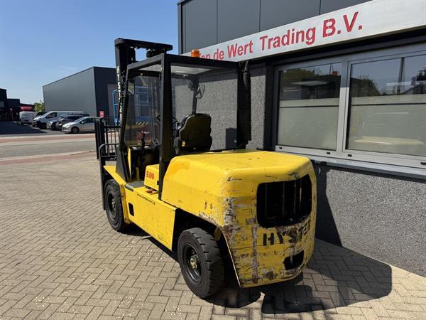 Grote foto hyster h5.00xl duplo 400 sideshift diesel 1999 agrarisch heftrucks