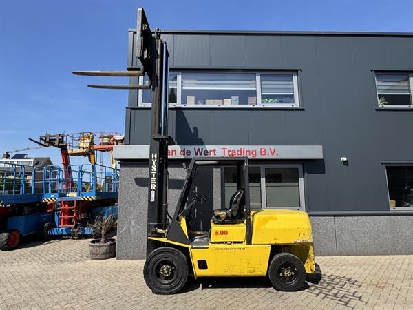 Grote foto hyster h5.00xl duplo 400 sideshift diesel 1999 agrarisch heftrucks