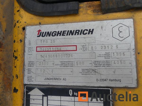 Grote foto jungheinrich tfg 25 gas vorkheftruck agrarisch heftrucks