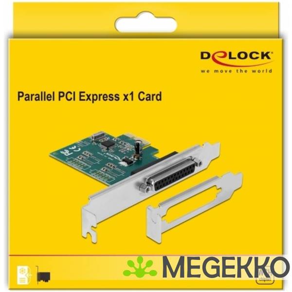 Grote foto delock 90412 pci express kaart naar 1 x parallelle ieee1284 computers en software overige computers en software