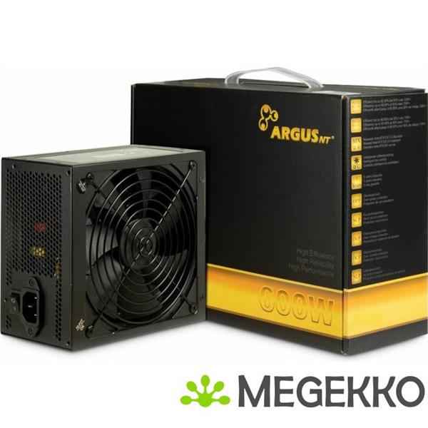 Grote foto inter tech argus gps 600 power supply unit 600w zwart computers en software overige
