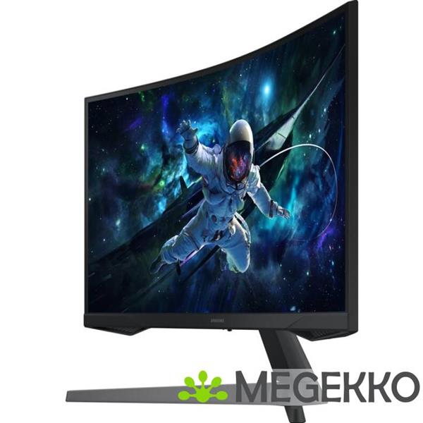 Grote foto samsung odyssey g5 ls27cg554euxen 27 quad hd 165hz curved va gaming monitor computers en software overige computers en software