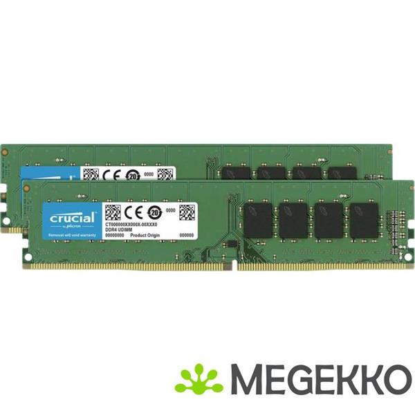 Grote foto crucial ddr4 2x16gb 3200 computers en software harde schijven