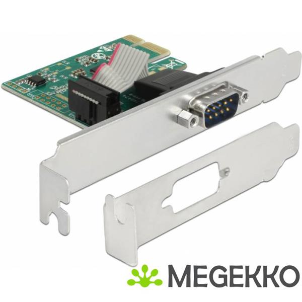 Grote foto delock 89948 pci express x1 kaart naar 1 x seri le rs 232 computers en software overige computers en software