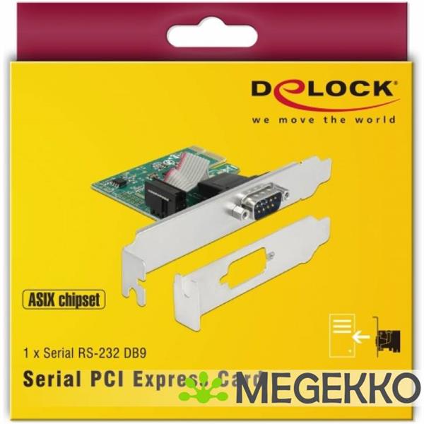 Grote foto delock 89948 pci express x1 kaart naar 1 x seri le rs 232 computers en software overige computers en software