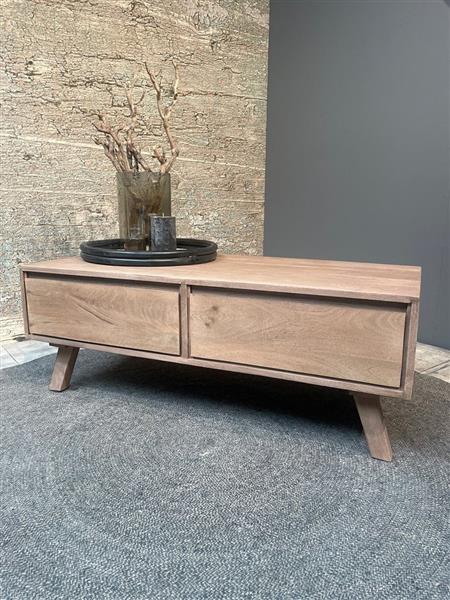 Grote foto salontafel bibi mangohout 120x60x45 cm huis en inrichting eettafels